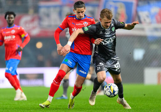 Helsingborgs Ervin Gigovic och Brages Henry Sletsjøe