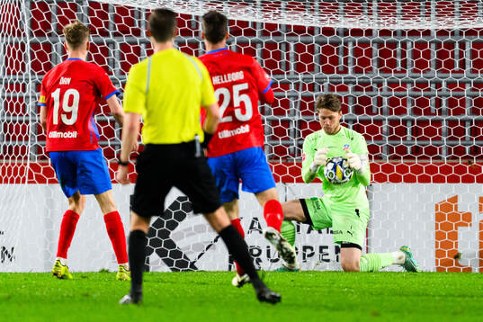 Helsingborgs målvakt Kalle Joelsson
