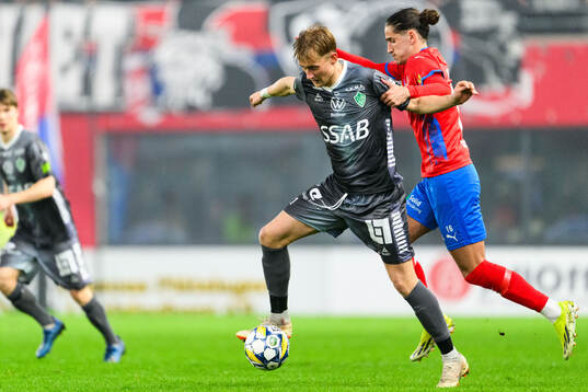Brages Henry Sletsjøe och Helsingborgs Ervin Gigovic