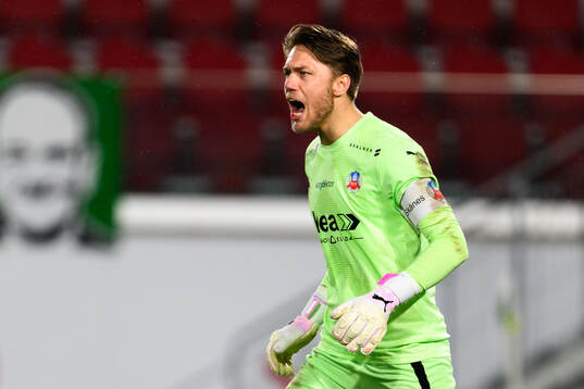 Helsingborgs målvakt Kalle Joelsson