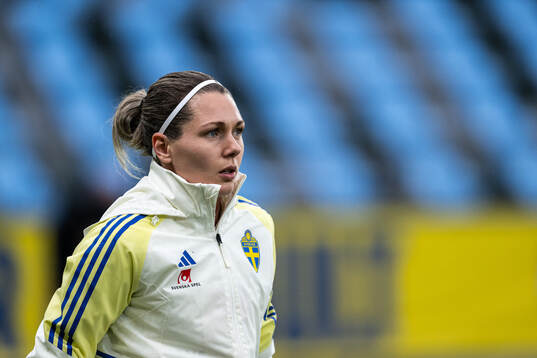 Goalkeeper Jennifer Falk of Sweden