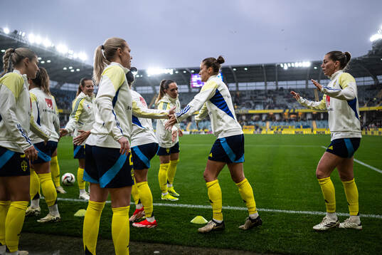 Filippa Angeldahl and Linda Sembrant of Sweden