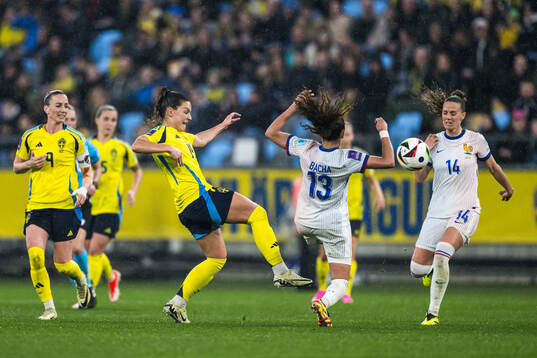 Johanna Rytting Kaneryd of Sweden, Selma Bacha and Sandie
