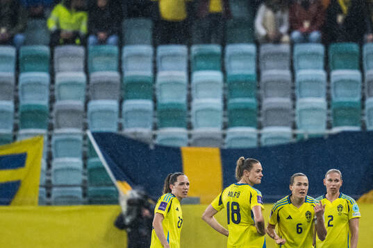 Elin Rubensson, Fridolina Rolfö, Magdalena Eriksson and