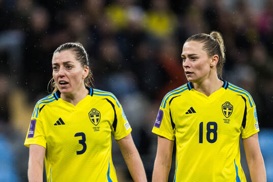 Linda Sembrant and Fridolina Rolfö of Sweden