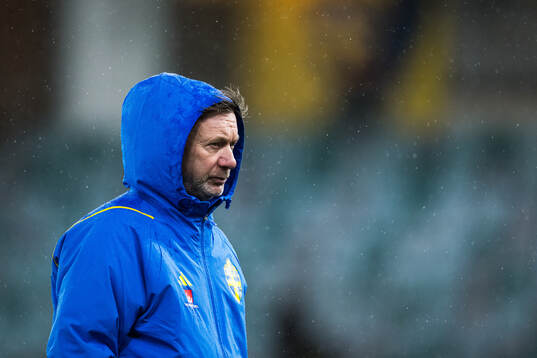 Head coach Peter Gerhardsson of Sweden