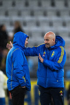 Head coach Peter Gerhardsson and assistant coach Magnus