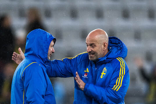 Head coach Peter Gerhardsson and assistant coach Magnus