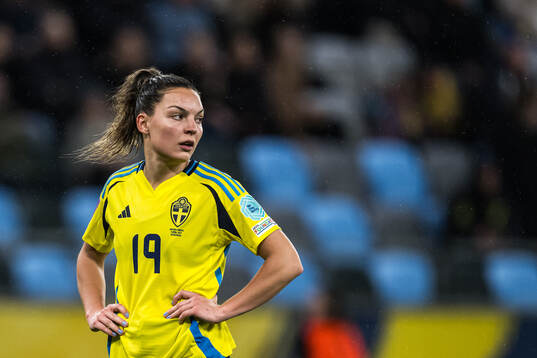Johanna Rytting Kaneryd of Sweden looks dejected