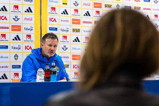 Head coach Peter Gerhardsson of Sweden