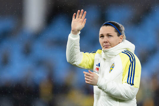 Goalkeeper Jennifer Falk of Sweden