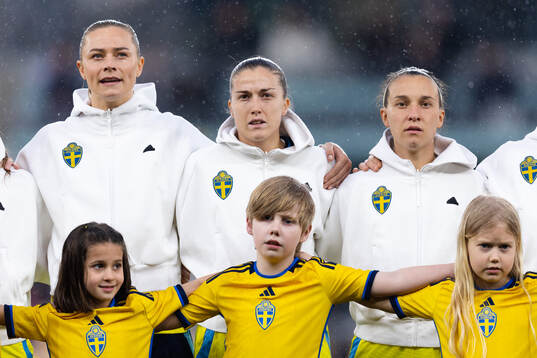 Fridolina Rolfö, Filippa Angeldahl and Julia Zigiotti Olme