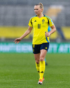 Stina Blackstenius of Sweden