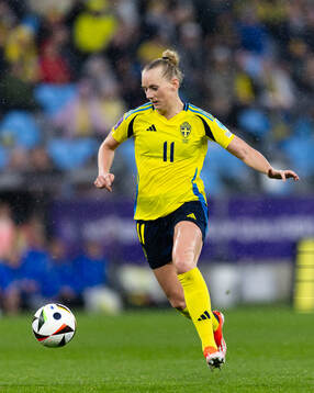 Stina Blackstenius of Sweden