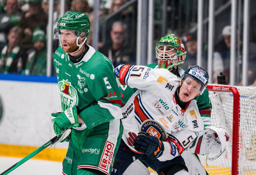 Rögles Ludvig Claesson och Växjös Emil Sylvegård