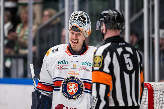 Växjös målvakt Emil Larmi