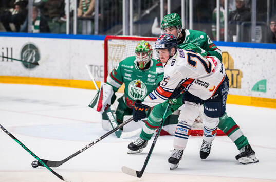 Rögles Lian Bichsel och Växjös Filip Eriksson