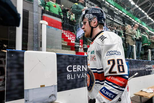 Växjös Hugo Gustafsson deppar