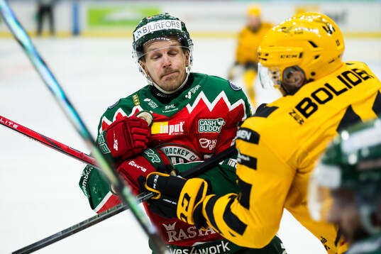 Frölundas Max Friberg och Skellefteås Max Lindholm