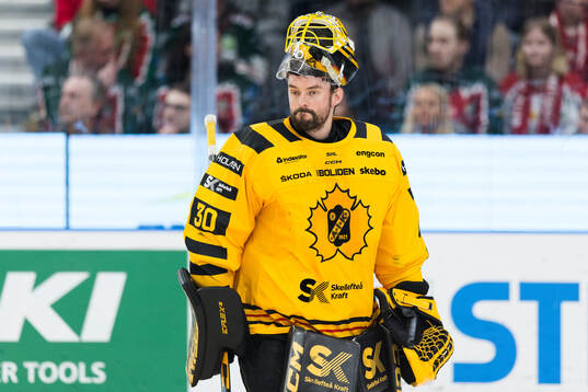 Skellefteås målvakt Gustaf Lindvall
