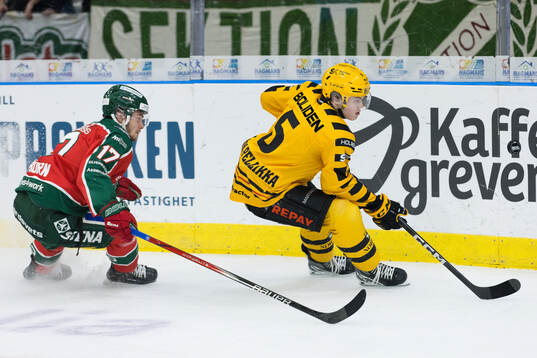 Frölundas Isac Born och Skellefteås Axel Sandin Pellikka
