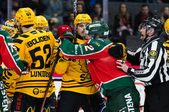 Skellefteås Jonathan Johnson och Frölundas Christian Folin
