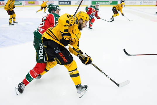Skellefteås Dylan Sikura och Frölundas Pontus Johansson