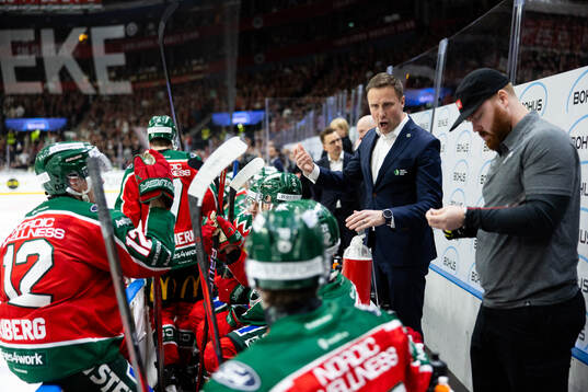 Frölundas tränare Roger Rönnberg