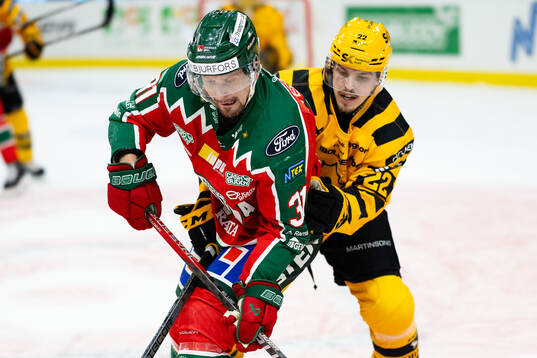 Frölundas Nicklas Lasu och Skellefteås Jonathan Johnson