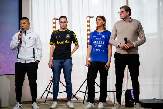 AIKs tränare Jesper Björn och Jennie Nordin, Saga
