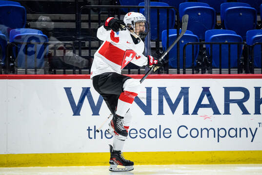Ivana Wey of Switzerland celebrates