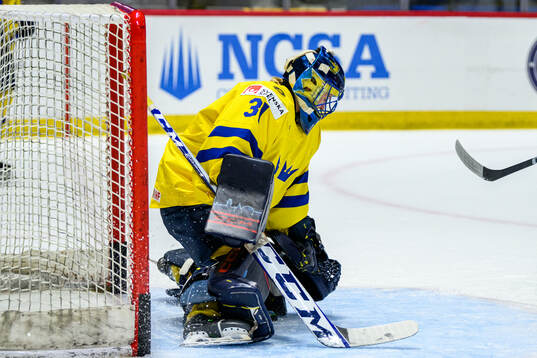 Goaltender Ida Boman of Sweden