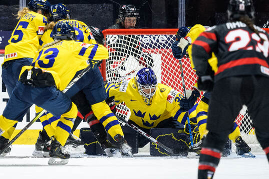 Goaltender Emma Söderberg of Sweden