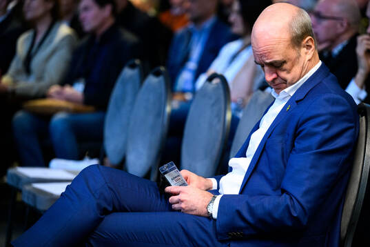 Fredrik Reinfeldt, president of the Swedish Football