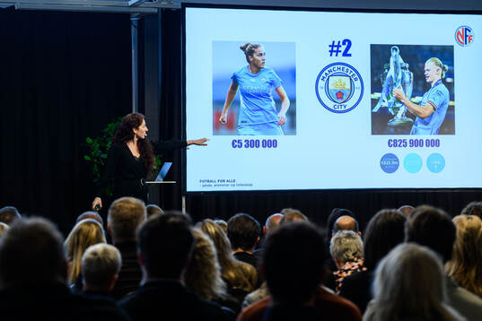 Lise Klaveness, president of the Norwegian Football