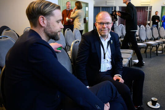 Marcus Jodin, club manager of Häcken and Anders Billström