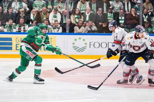 Rögles Adam Tambellini och Växjös Joel Persson
