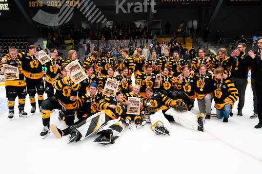 Bläddra bland fler bilder av Ishockey, J20, SM-final, Skellefteå - Örebro