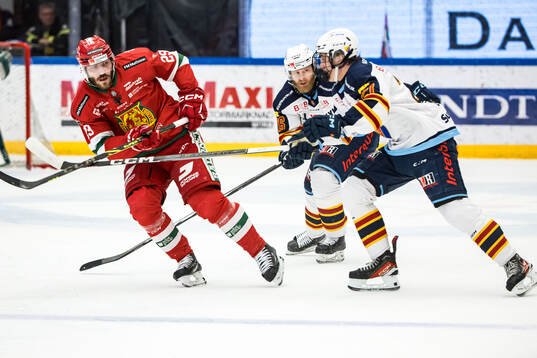 Moras Johan Persson och Djurgårdens Linus Eriksson