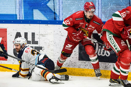 Djurgårdens Daniel Brodin och Moras Ludvig Levinsson