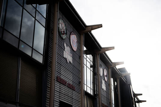 Exteriör vy av Behrn Arena