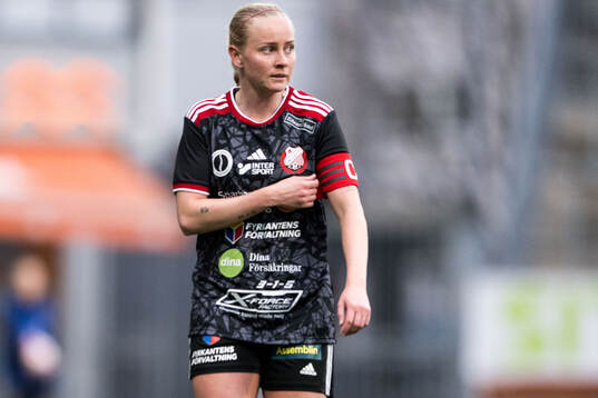 Lidköpings Jenny Stadin deppar