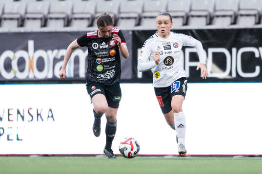 Lidköpings Ella Björkman och Örebros Selma Rajakangas