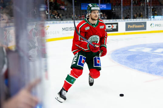 Frölundas Malte Strömwall innan  semifinal fyra i SHL
