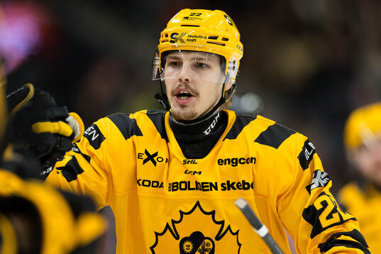 Skellefteås Jonathan Johnson jublar