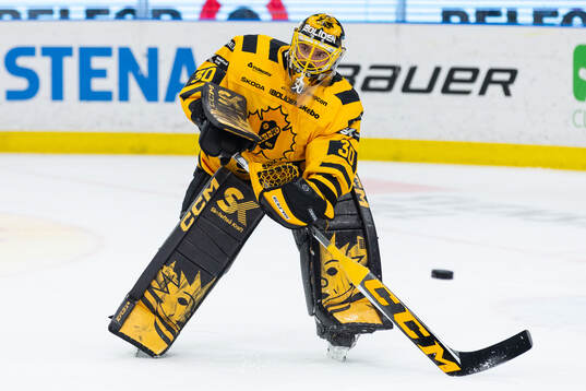 Skellefteås målvakt Gustaf Lindvall