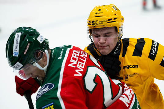 Frölundas Linus Nässen och Skellefteås Axel Sandin