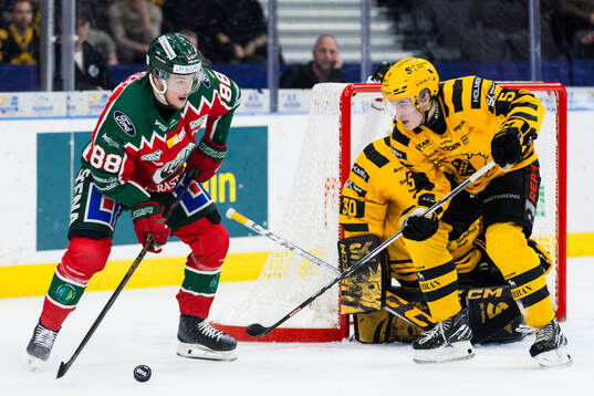 Frölundas Malte Strömwall och Skellefteås Axel Sandin