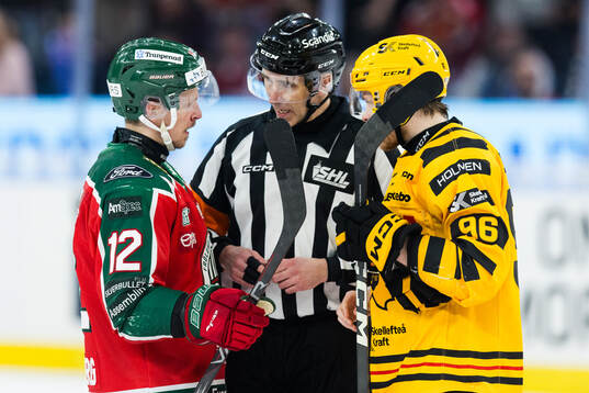Frölundas Max Friberg och Skellefteås Rickard Hugg