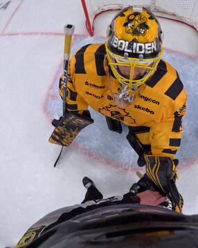 Skellefteås målvakt Gustaf Lindvall